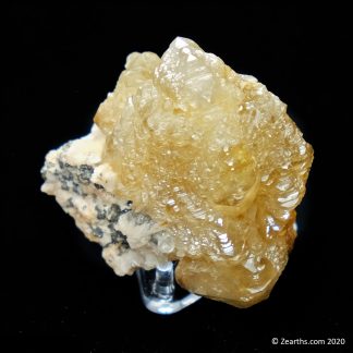 Cerussite on Barite from Touissit, Morocco