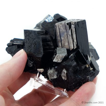 Schorl Black Tourmaline Crystals from Erongo, Namibia