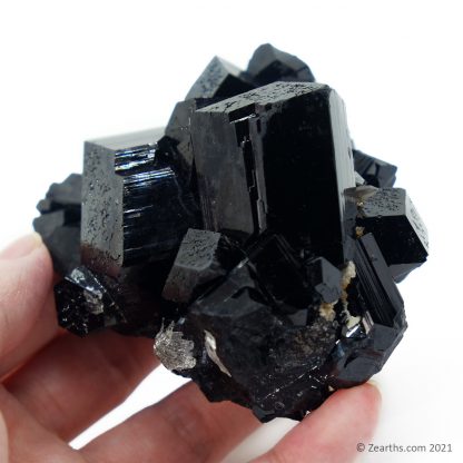 Schorl Black Tourmaline Crystals from Erongo, Namibia