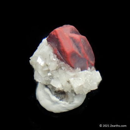 Cinnabar Twin on Dolomite from Yanwuping Mine, Tongren, Guizhou, China