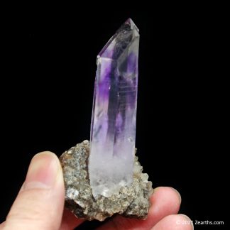 Amethyst on Calcite from Mt. Goboboseb, Brandberg, Erongo, Namibia