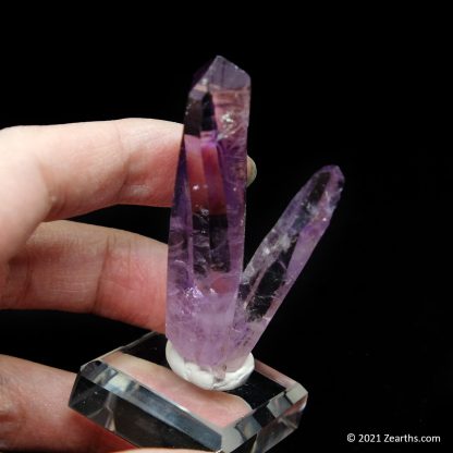 Muzo-habit Amethyst Crystal from Veracruz, Mexico