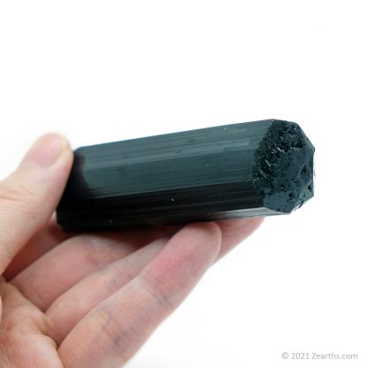 Double-Terminated Black Tourmaline var. Schorl on Star Mica from Skardu, Pakistan