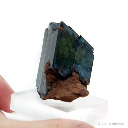 Well-terminated Vivianite Crystal from Tomokoni Mine, Bolivia
