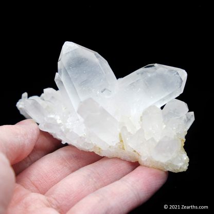 Quartz Japan-Law Twin on Matrix with White Phantoms from Itremo, Madagascar