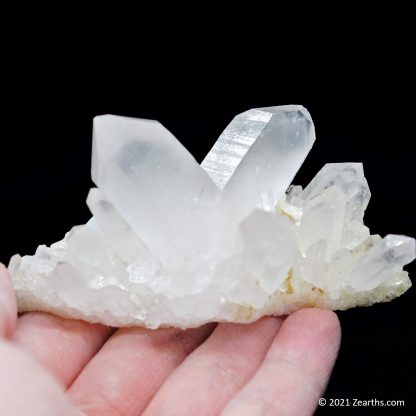 Quartz Japan-Law Twin on Matrix with White Phantoms from Itremo, Madagascar