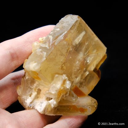 Golden Barite Crystals from Qinglong Co., Guizhou, China