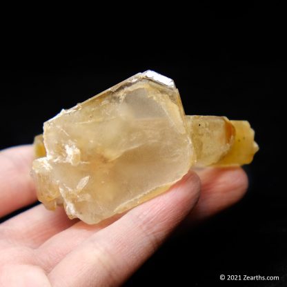 Golden Barite Crystals from Qinglong Co., Guizhou, China