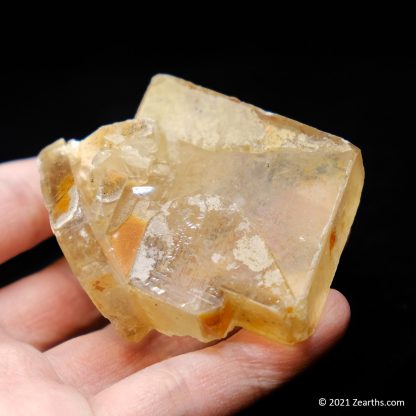 Golden Barite Crystals from Qinglong Co., Guizhou, China