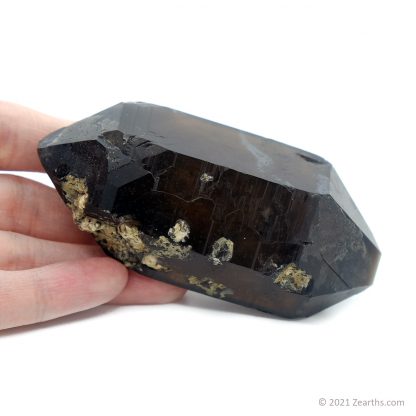 Double-Terminated Black Smoky Quartz Twinned Crystal from Yunxiao Co., Fujian, China