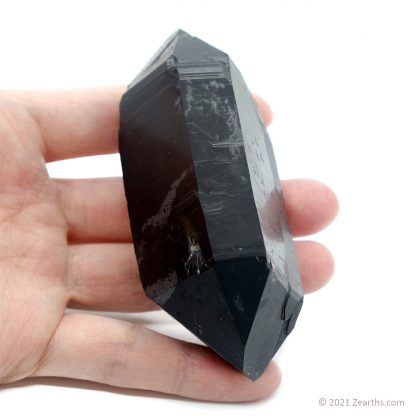 Double-Terminated Black Smoky Quartz Twinned Crystal from Yunxiao Co., Fujian, China