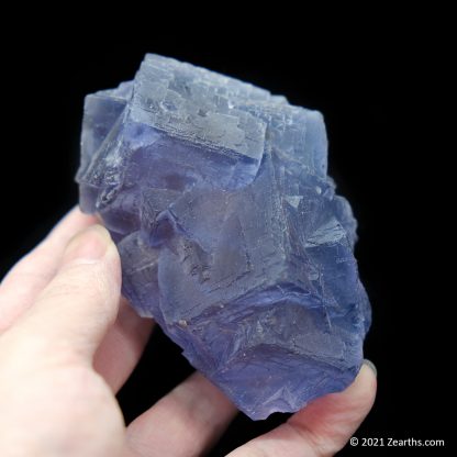 Blue Stepped Fluorite Cluster from Balochistan, Pakistan