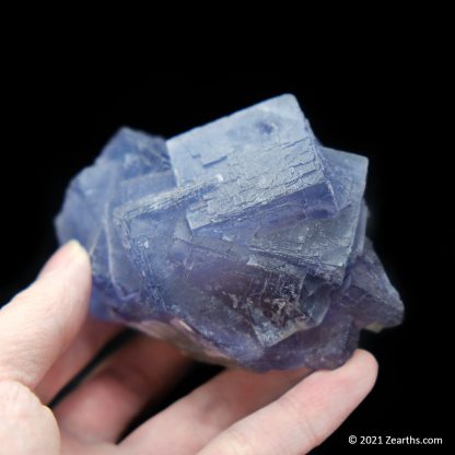 Blue Stepped Fluorite Cluster from Balochistan, Pakistan