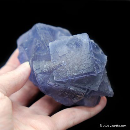 Blue Stepped Fluorite Cluster from Balochistan, Pakistan