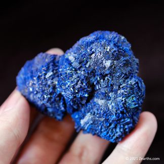 Azurite "Flower" Crystals from Shilu Mine, Yangchun Co., Guangdong, China
