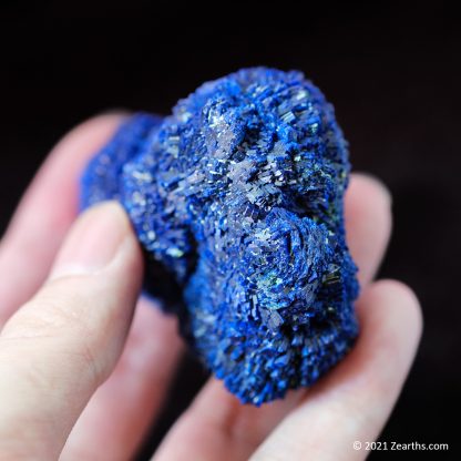 Azurite "Flower" Crystals from Shilu Mine, Yangchun Co., Guangdong, China