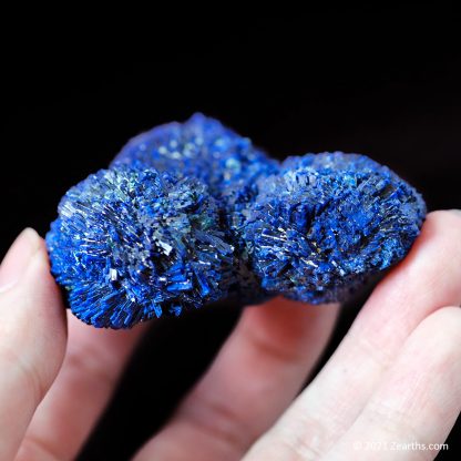 Azurite "Flower" Crystals from Shilu Mine, Yangchun Co., Guangdong, China