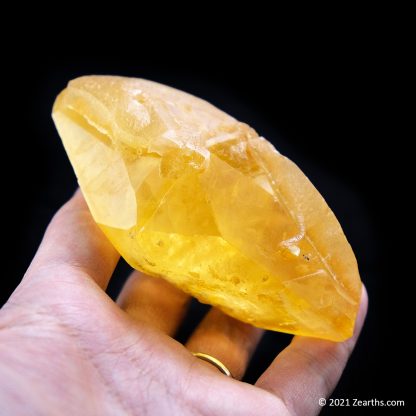 Bright Orange Calcite Twin Double-Terminated Crystal, Anhui, China