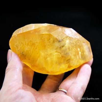 Bright Orange Calcite Twin Double-Terminated Crystal, Anhui, China