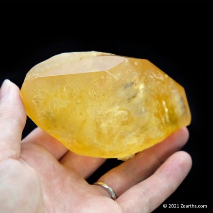Bright Orange Calcite Twin Double-Terminated Crystal, Anhui, China
