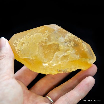 Bright Orange Calcite Twin Double-Terminated Crystal, Anhui, China
