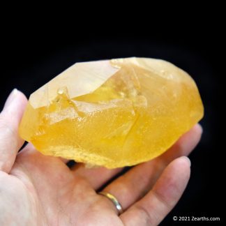 Bright Orange Calcite Twin Double-Terminated Crystal, Anhui, China