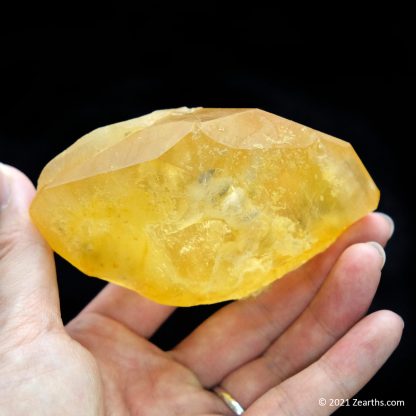 Bright Orange Calcite Twin Double-Terminated Crystal, Anhui, China