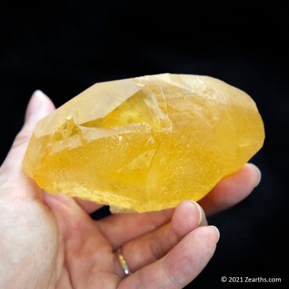 Bright Orange Calcite Twin Double-Terminated Crystal, Anhui, China