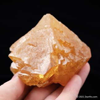 Extra Large Orange Scheelite Crystals from Mt. Xuebaoding, Sichuan, China