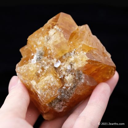 Extra Large Orange Scheelite Crystals from Mt. Xuebaoding, Sichuan, China