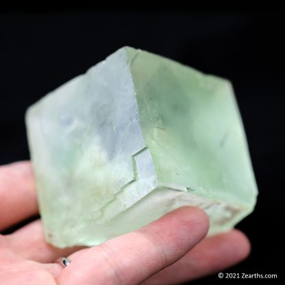 Large Green Fluorite Cube from Xianghualing Mine, Hunan, China