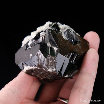 Huge Cassiterite Crystal with Muscovite from Mt. Xuebaoding, Sichuan, China