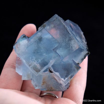 Water-Clear Blue Fluorite Cubes from Yaogangxian Mine, Hunan, China