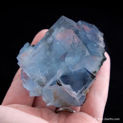 Water-Clear Blue Fluorite Cubes from Yaogangxian Mine, Hunan, China