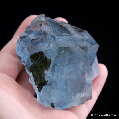 Water-Clear Blue Fluorite Cubes from Yaogangxian Mine, Hunan, China