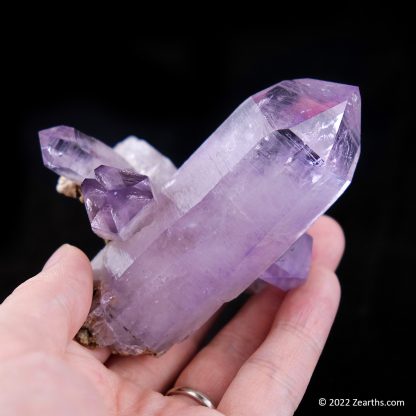 Cluster of Extra Large Amethyst Crystals from Veracruz, Mexico