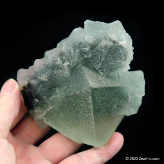 Large Green Fluorite Octahedral Crystals from Xianghualing Mine, Hunan, China