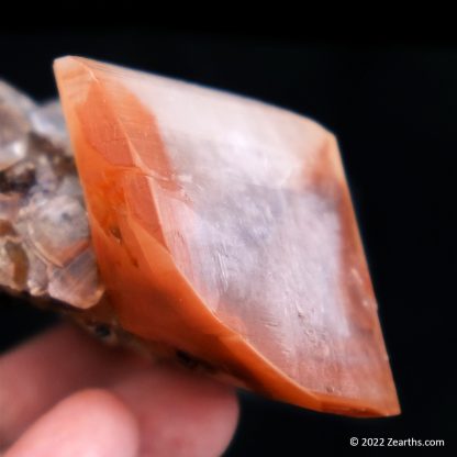 Large Red Calcite Crystal on Matrix from Daye Co., Hubei, China