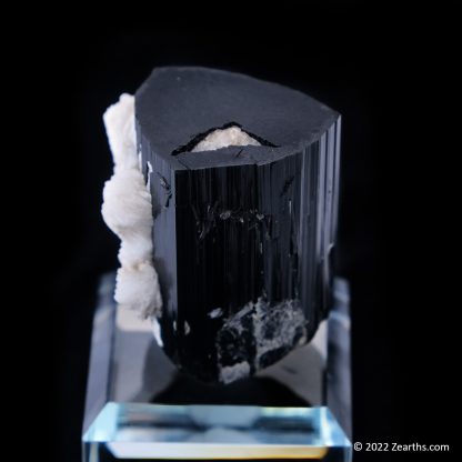 Huge Well-Terminated Black Tourmaline Schorl with Cleavelandite, Skardu, Pakistan