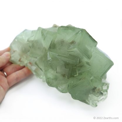 Huge Cluster of Cubic Green Fluorite Crystals from Xianghualing Mine, Hunan, China
