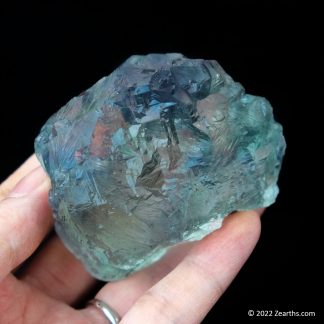 Fully Etched Blue Green Fluorite Crystal from Xiayang Mines, Quanzhou, Fujian, China