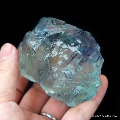 Fully Etched Blue Green Fluorite Crystal from Xiayang Mines, Quanzhou, Fujian, China