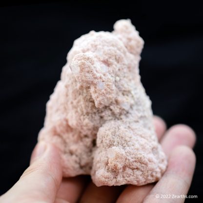 Classic Pink Rhodochrosite Rosettes with Quartz Crystals from Cavnic, Romania