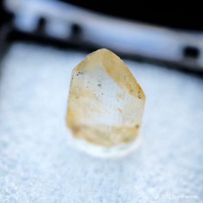 Well-Terminated Yellow Gem Euclase Crystal from Ouro Preto, Minas Gerais, Brazil