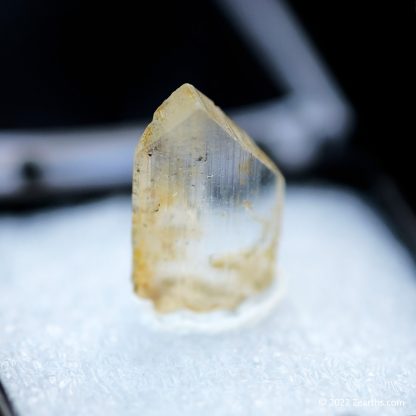 Well-Terminated Yellow Gem Euclase Crystal from Ouro Preto, Minas Gerais, Brazil