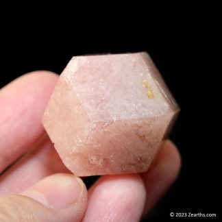 Raspberry Pink Garnet var. Grossular Dodecahedron Crystal from Sierra de las Cruces, Mexico