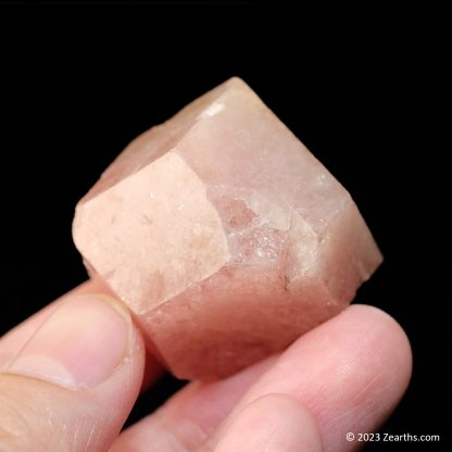 Raspberry Pink Garnet var. Grossular Dodecahedron Crystal from Sierra de las Cruces, Mexico