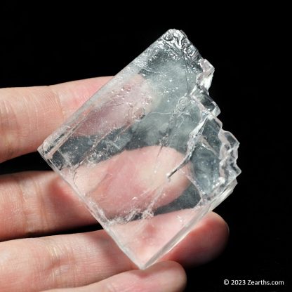 Transparent Halite Crystal from Soledar Salt Mines, Bakhmut, Ukraine