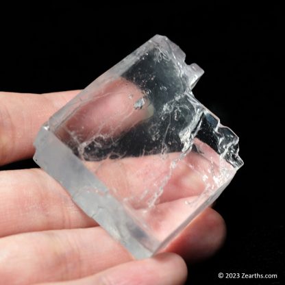 Transparent Halite Crystal from Soledar Salt Mines, Bakhmut, Ukraine