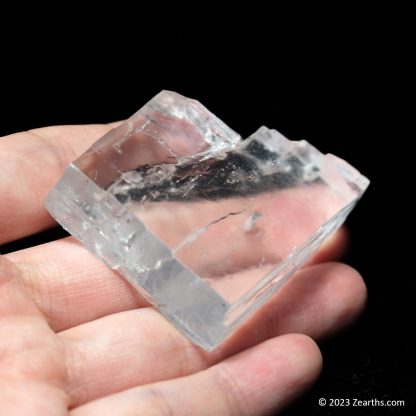Transparent Halite Crystal from Soledar Salt Mines, Bakhmut, Ukraine
